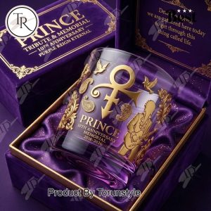 Prince 10th Anniversary 2016-2026 Whiskey Glass