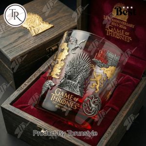 Game of Thrones 15th Anniversary Whiskey Glass