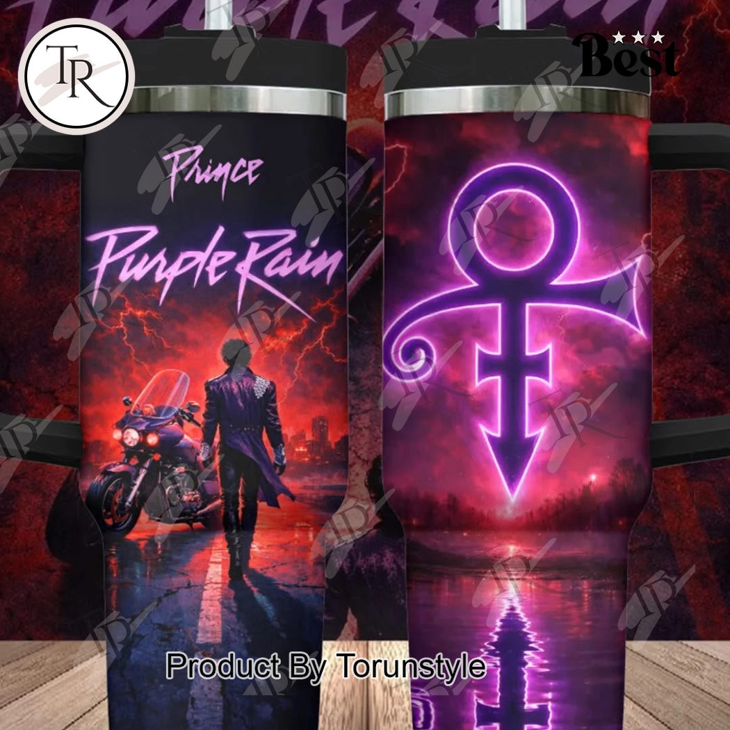 Prince Purple Rain Purple Edition 40oz Tumbler