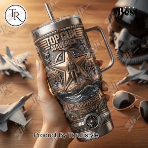 Top Gun Maverick 40th Anniversary 1986-2026 40oz Tumbler