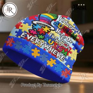 Dr.Seuss Autism Awareness 2026 Beanie Hat