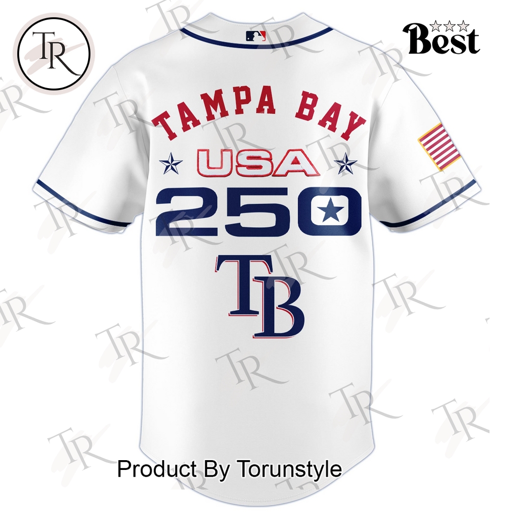 Tampa Bay Rays United States Of America 250 Anniversary Baseball Jersey Tampa Bay Rays United States Of America 250 Anniversary Baseball Jersey