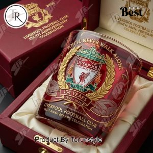 Liverpool 134 Years Whiskey Glass