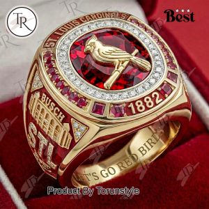 St.Louis Cardinals Let’s Go Red Birds 1882 Ring
