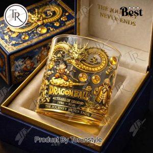 Dragon Ball 40 Years Of Legend 1986-2026 Whiskey Glass