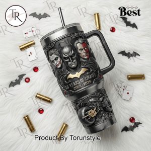 The Dark Knight 18 Years Of Chaos 2008-2026 40oz Tumbler