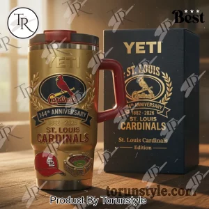 St. Louis Cardinals 1882-2026 Commemorative YETI Handled Tumbler