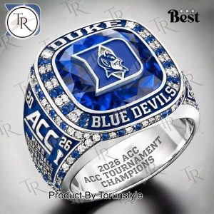 Duke Blue Devils ACC Tournament Champions 2026 Ring