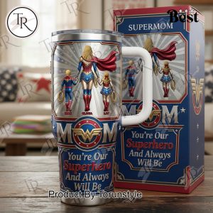 Wonder Woman “Super Mom” 2026 40oz Tumbler