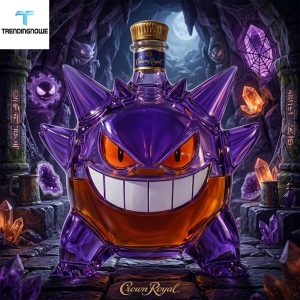 Gengar Pokemon Figure Barware Whiskey Decanter Gift