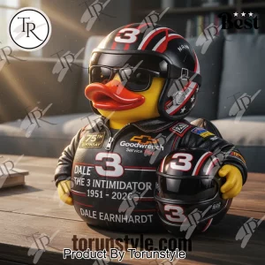 Premium Dale Earnhardt #3 The Intimidator 75th Anniversary Collectible Duck