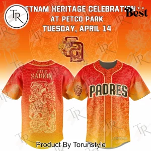 San Diego Padres Vietnam Heritage Celebration Dragon Baseball Jersey