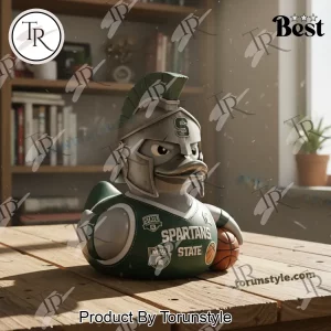Michigan State Spartans Warrior Basketball Collectible Resin Duck Michigan State Spartans Warrior Basketball Collectible Resin Duck
