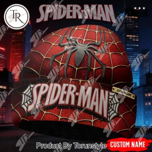 Personalized Spider-Man Classic Web Design Beanie Hat