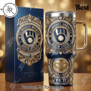 Milwaukee Brewers Brew Crew 2026 Limited Edition Luxury Yeti Tumbler