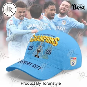 Coventry City EFL Championship Champions 2025-2026 Baseball Cap