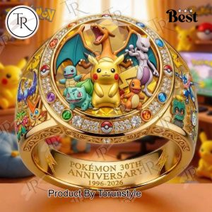 Pokémon 30th Anniversary 1996-2026 Special Edition Ring
