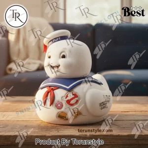 Ghostbusters “STAY PUFT” Marshmallow Man Detailed Duck Figure