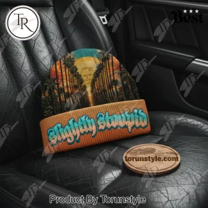 Slightly Stoopid Palm Tree Skull Sunset Beanie Hat