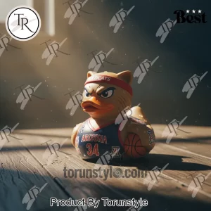 Premium Arizona Wildcats “Bear Down” Mascot Basketball Rubber Duck