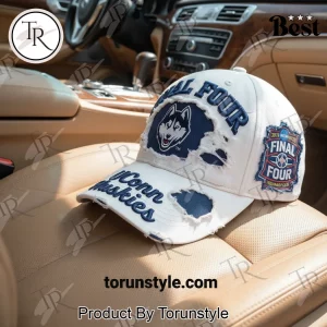 UConn Huskies Final Four Embroidered Distressed Cap