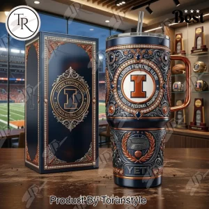 Illinois Fighting Illini 2026 South Regional Champions Premium YETI Tumbler
