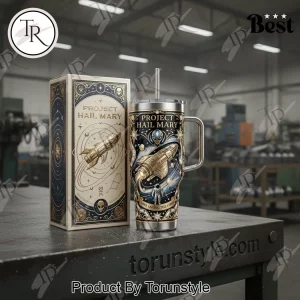 Project Hail Mary Sci-Fi Space Golden Rocket Tumbler