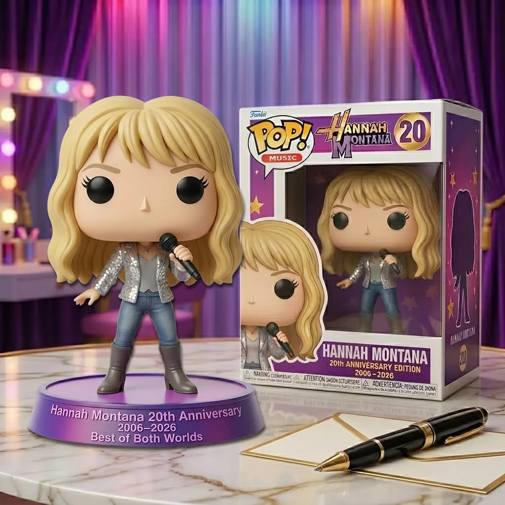 Funko Pop! Music Hannah Montana 2006-2026 20th Anniversary Collectible Figure Funko Pop! Music Hannah Montana 2006-2026 20th Anniversary Collectible Figure