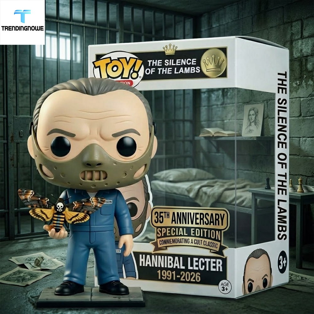Hannibal Lecter The Silence of the Lambs 35th Anniversary Special Edition Pop Figure Hannibal Lecter The Silence of the Lambs 35th Anniversary Special Edition Pop Figure