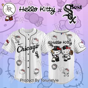 Chicago White Sox x Hello Kitty 2026 Classic Design Baseball Jersey