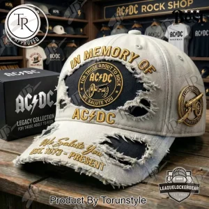 AC/DC For Those About To Rock We Salute You Distressed Cap AC/DC For Those About To Rock We Salute You Distressed Cap