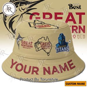 Gold Coast Titans x Great Northern 2026 Custom Name Bucket Hat