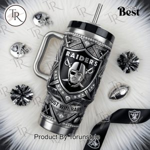 Las Vegas Raiders Just Win, Baby 2026 40oz Tumbler
