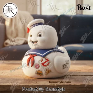Ghostbusters “STAY PUFT” Marshmallow Man Detailed Duck Figure