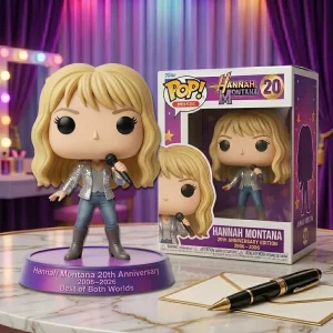 Funko Pop! Music Hannah Montana 2006-2026 20th Anniversary Collectible Figure