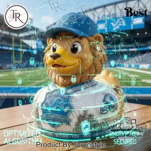 Detroit Lions 96th Anniversary 1930-2026 Collectible Rubber Duck