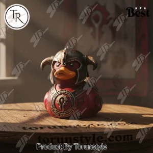 World of Warcraft 20th Anniversary Horde Armored Resin Duck Figure