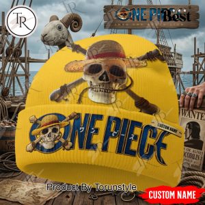 One Piece Into The Grand Line 2026 Custom Name Beanie Hat – Yellow