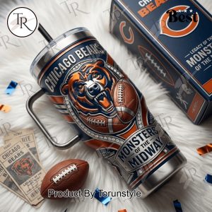 Chicago Bears Monsters Of The Midway 2026 40oz Tumbler