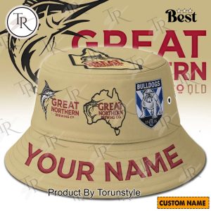 Canterbury-Bankstown Bulldogs x Great Northern 2026 Custom Name Bucket Hat