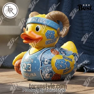 North Carolina Tar Heels Basketball Collector Fan Rubber Duck