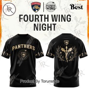 Florida Panthers Fourth Wings Night 2026 Black Edition Hoodie