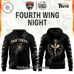 Florida Panthers Fourth Wings Night 2026 Black Edition Hoodie