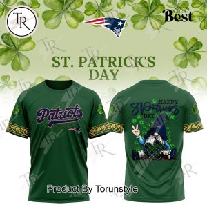 Happy St.Patrick’s Day New England Patriots 2026 Hoodie