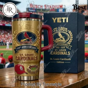 St. Louis Cardinals 1882-2026 Commemorative YETI Handled Tumbler