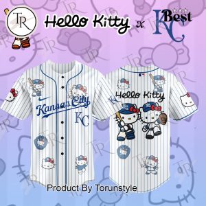 Kansas City Royals x Hello Kitty 2026 Classic Design Baseball Jersey