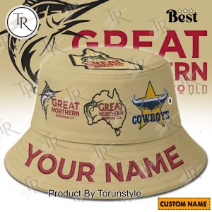 North Queensland Cowboys x Great Northern 2026 Custom Name Bucket Hat