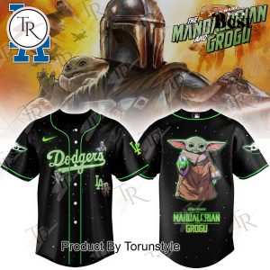 Los Angeles Dodgers x Star Wars The Mandalorian & Grogu 2026 Black Jersey