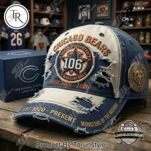 Chicago Bears 106th Anniversary Monsters of the Midway Distressed Limited Edition Cap