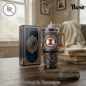 Illinois Fighting Illini 2026 South Regional Champions Luxury Handled Tumbler